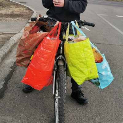 Macsó bevásárlós flex