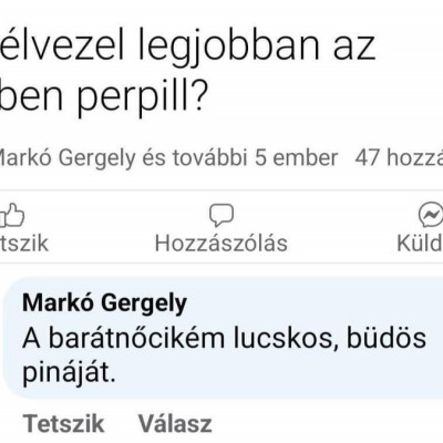 Markó Gergely a barátnőjéröl