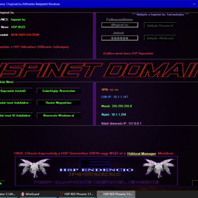 HSP Red Phoenix 3 elofizeteses tartomany