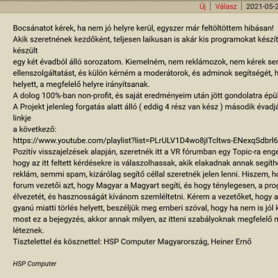 HájasBré, a pofátlan infokontár más fórumokon is ajánlgatná a tákolt mocskát