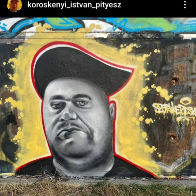 MC Isti művészi graffiti