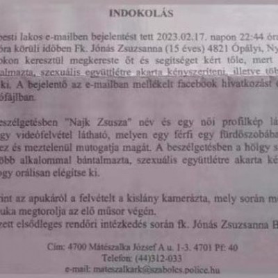 Nike Zsóti a családok védelmezője, amúgy csak pedofil