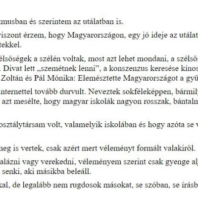 Bariadd igénytelen, önsajnáltatós, 11 oldalas 