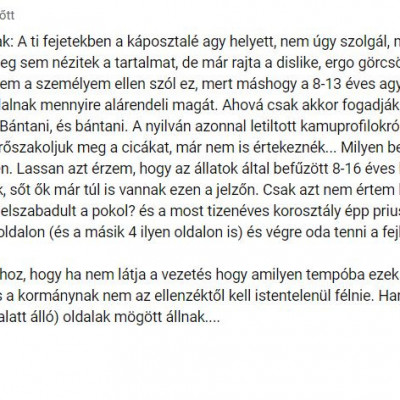 Ernő örjöngése, mert dislike-olták a legutóbbi videóját