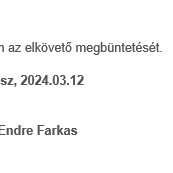 Sodi Kaffka elleni feljelentése (2024.MÁRCIUS)