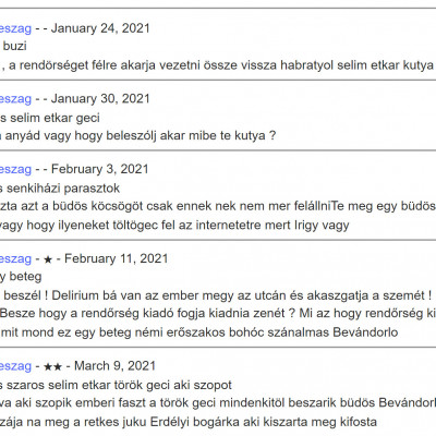 MC Isti régi, brutális ámokfutása az archive.org-on, Hereszag nicknéven (TW: masszív gyűlölködés, fenyegetőzés, homoszexualitás, szarfétis, gyerekezés)