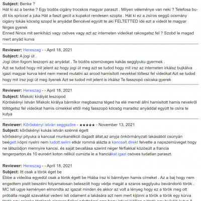 MC Isti régi, brutális ámokfutása az archive.org-on, Hereszag nicknéven (TW: masszív gyűlölködés, fenyegetőzés, homoszexualitás, szarfétis, gyerekezés)