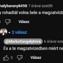 Markó Gergely kommentszekció Best of - Trollok, felszopók és npc-k.