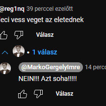 Markó Gergely kommentszekció Best of - Trollok, felszopók és npc-k.
