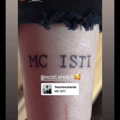 A felszopóság netovábbja: Megszületett az első Mc Isti tetkò is