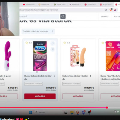 Yaboku vibriket nézeget a betyárkörtés segglukához élő adásban