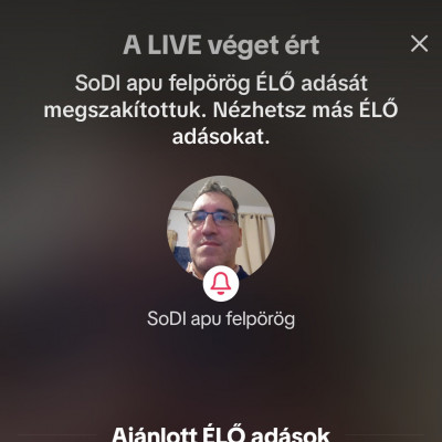 Vége van kicsi és lesz még ilyen ameddig Pistike a moderátorod