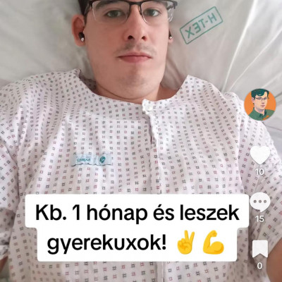 Üdvözlendő hir: Jenes karanténba került a lepra miatt. - Kórházi selfie torz, burgonyafejjel