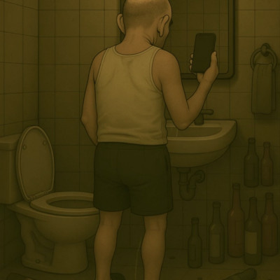 Sztív a Tájföldi koldus élete összefoglalva Karikatúrában