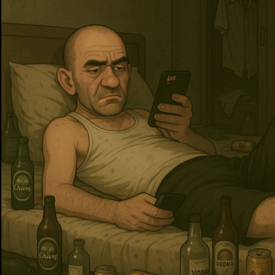 Sztív a Tájföldi koldus élete összefoglalva Karikatúrában