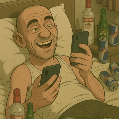 Sztív a Tájföldi koldus élete összefoglalva Karikatúrában