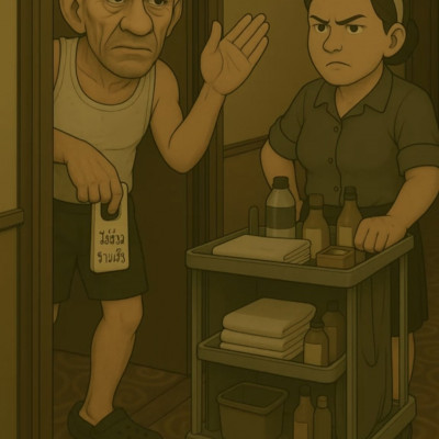 Sztív a Tájföldi koldus élete összefoglalva Karikatúrában