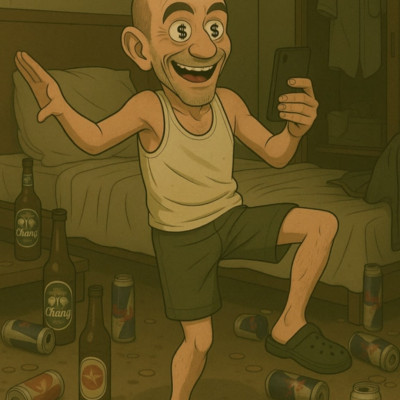 Sztív a Tájföldi koldus élete összefoglalva Karikatúrában