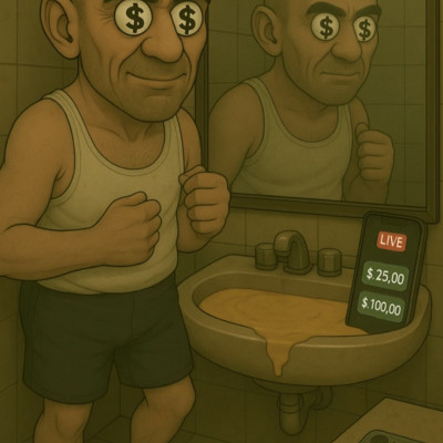 Sztív a Tájföldi koldus élete összefoglalva Karikatúrában