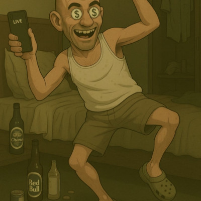 Sztív a Tájföldi koldus élete összefoglalva Karikatúrában