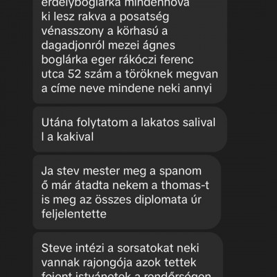 Mc Isti magàra terhelőt tévő üzenetei Tik Tokon