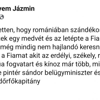 Selyem Jàzmin őrült, gyűlölködős Facebook posztjai