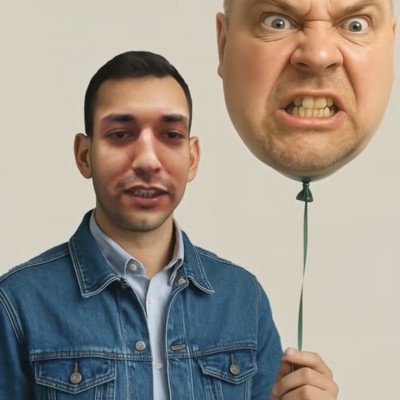 Selim Etkar kidurrant egy MC Isti lufit