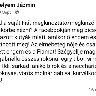 Elmebeteg Skizò Selyem Jàzmin megint a képzeletbeli fia miatt gyűlölködik facebookon