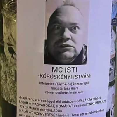 MC Pityuli kiplakátolva