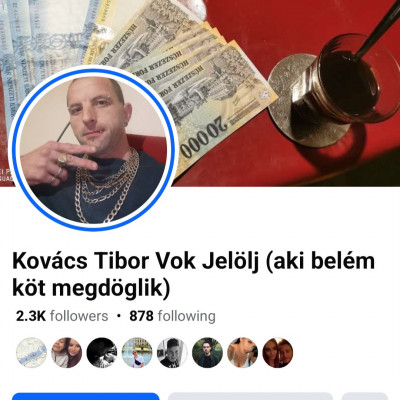Az agyhalott MacsòTibi facebook profilja