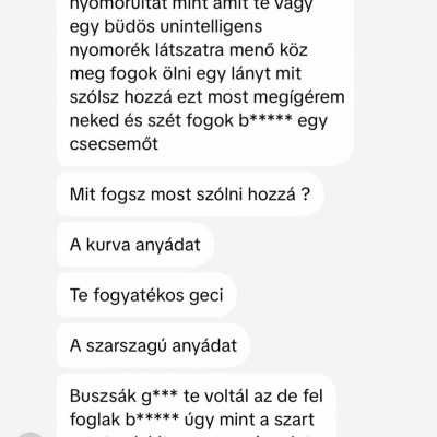 MC Szűz Zòna brutàlis hangvételű privàt üzenetei