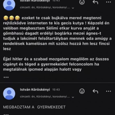 Mc közveszélyes elmebeteg emeli a tétet: a szokásos gyermekezés, majd Hitler éltetés, valamint rendőrök és bírók fenyegetése