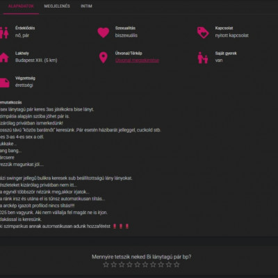 Fogatlan kutyuli, Kozma Vahúr Szextàrskeresős hirdetése