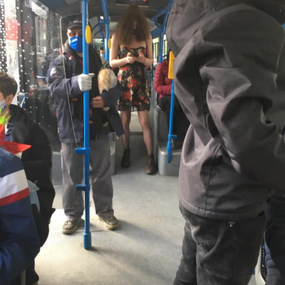 Tranyó Jeti a buszon