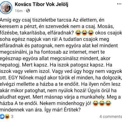 Macsò Fogatlan Tibi: legkomolyabb vergődèsek Facebookon