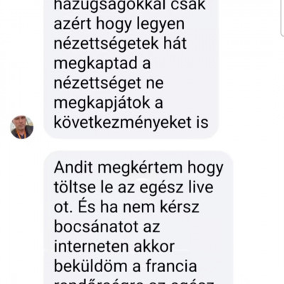 Norbert Stu Leak-eli a Sztív pedòpatkánnyal vàltott üzeneteit