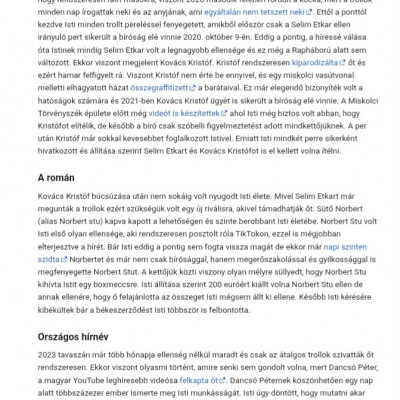 Kőrőskènyi Törtènelem a Trash Wikipèdiàn