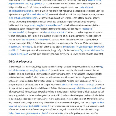 Kőrőskènyi Törtènelem a Trash Wikipèdiàn