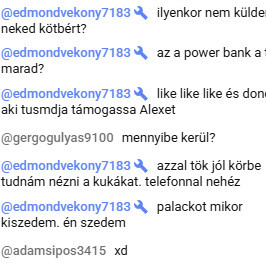 Alex moderátorai is hasonlóan kiemelkedő életmódot élnek, mint ő.