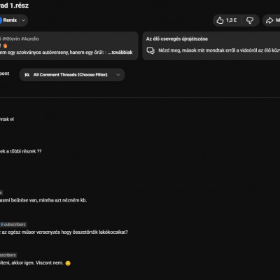 Szopólex nagyon megkérdezte a műsor tárgyót kommentben, hogy ezzel mi a cél?