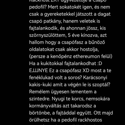 KÉSZ ELMEBAJ: A szarfétises klinikai eset HájasBré pedofíliával rágalmaz és halott trollokról ábrándozik