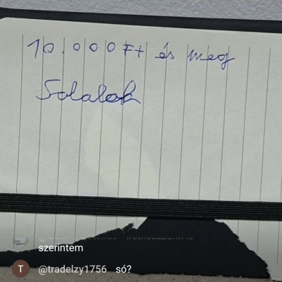 Lókúrási techinkák Alex csak akkor szólal meg, ha 10 ezer ft-ot utalnak neki