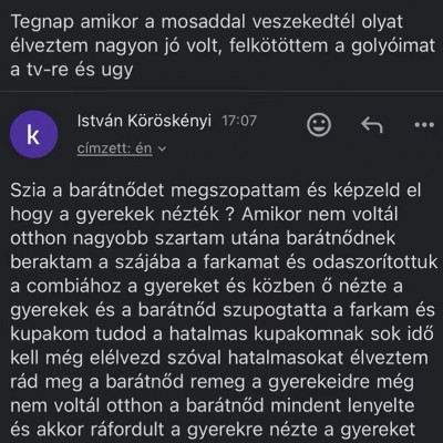 MC Gyermekkívánó Istivel való emailváltások