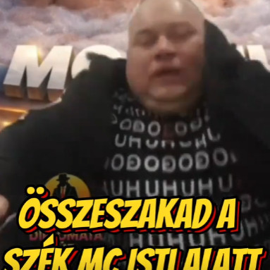 Az esés pillanatában, a gravitáció és a tokája tehetetlensége miatt egy pillanatra megcsoldálhatjuk Pipi kihízott fejét