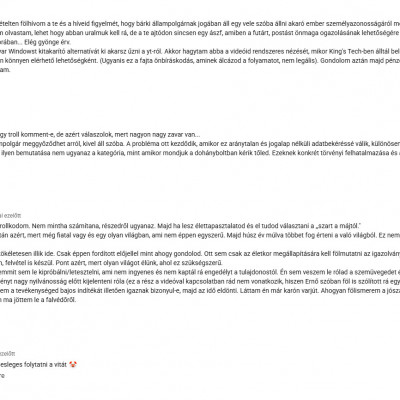 ernőke felszopója megjelent Neonity videója alatt jogászkodni