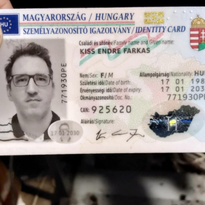 Gyagyàs Hetyetye Endi szemèlyigazolvànya