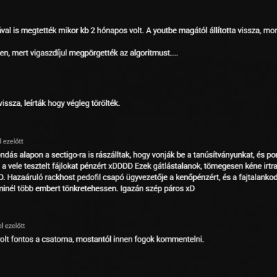Hájasbré megint embereket akar irtani kommentben - Megint saját accjával válaszolgat önmagának