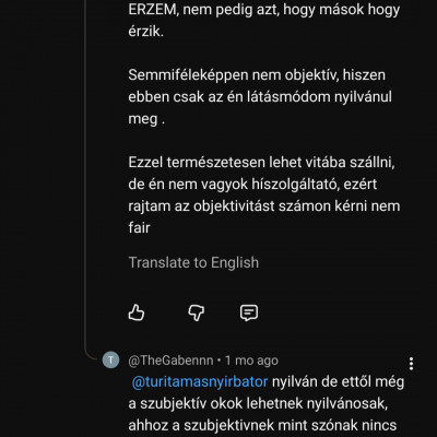 Tùri Tomcsi lelkileg megfosva, így a videòzàs szünetel