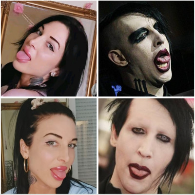 Manson fejű Rodalexa huncutkodik