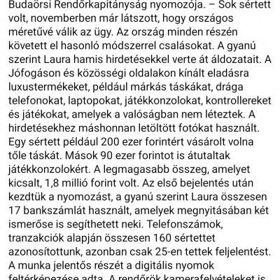 Az internetes Csalò Mayer Lamantin a zsaru magazinban